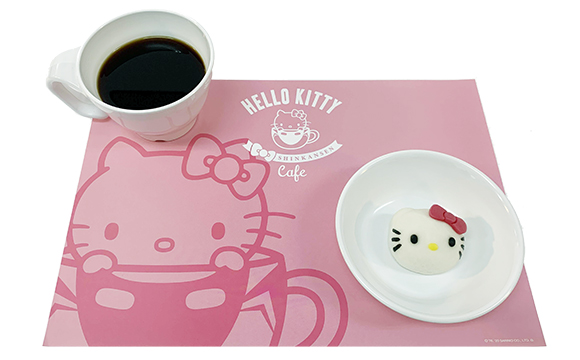 ハローキティ新幹線 クリーム大福&ドリンクセット